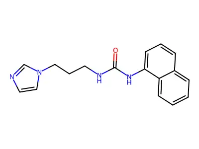 1-(3-Imidazol-1-ylpropyl)-3-naphthalen-1-ylurea structure