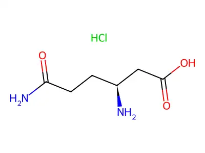 L-beta-Homoglutamine hydrochloride structure