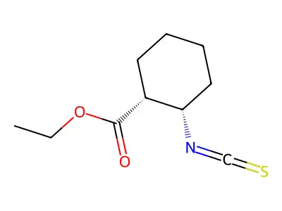 ethyl (2S,1R)-2-isothiocyanatocyclohexanecarboxylate structure