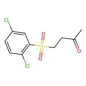 4-[(2,5-Dichlorophenyl)sulfonyl]butan-2-one structure