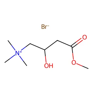 2-Hydroxy-4-methoxy-N,N,N-trimethyl-4-oxobutan-1-aminium bromide structure