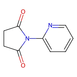 2,5-Pyrrolidinedione, 1-(2-pyridinyl)- structure