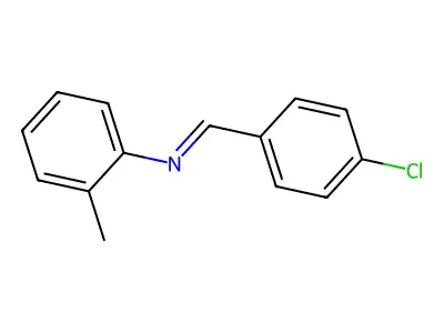 N-(4-Chlorobenzylidene)-O-toluidine structure