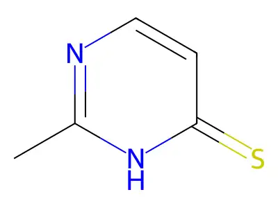 4(3H)-Pyrimidinethione, 2-methyl- structure