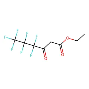 Ethyl heptafluorobutyrylacetate structure