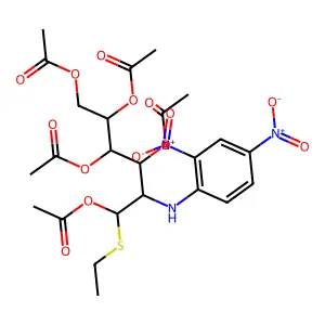 [2,3,4,6-Tetraacetyloxy-5-(2,4-dinitroanilino)-6-ethylsulfanylhexyl] acetate structure