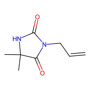 3-Allyl-5,5-dimethylhydantoin structure