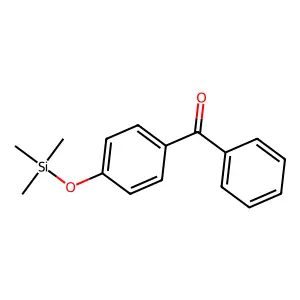 4-Trimethylsiloxybenzophenone structure