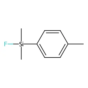 Silane, fluorodimethyl(4-methylphenyl)- structure