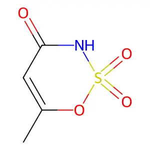Acesulfame structure