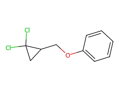 ((2,2-Dichlorocyclopropyl)methoxy)benzene structure