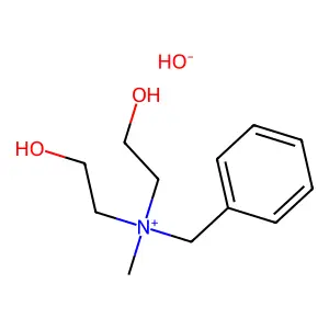Benzenemethanaminium, N,N-bis(2-hydroxyethyl)-N-methyl-, hydroxide (1:1) structure