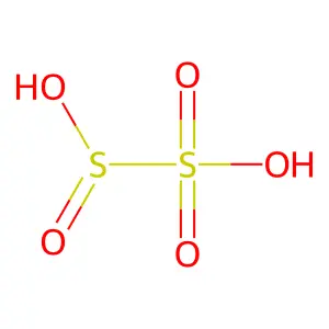 焦亚硫酸 structure