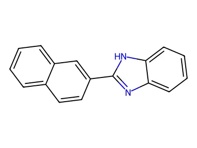 1H-Benzimidazole, 2-(2-naphthalenyl)- structure