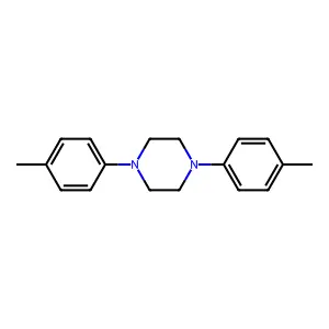 1,4-Bis(4-methylphenyl)piperazine structure