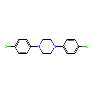 1,4-Bis(4-chlorophenyl)piperazine structure