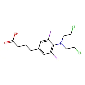 Benzenebutanoic acid,5-diiodo- structure