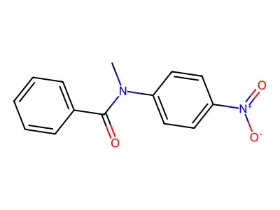 N-Methyl-N-(4-nitrophenyl)benzamide structure