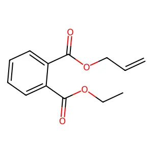 Phthalic acid, allyl ethyl ester structure