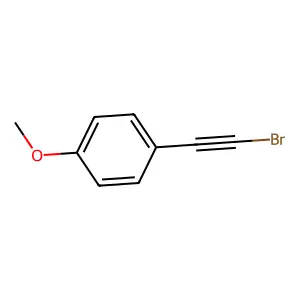 1-(Bromoethynyl)-4-methoxybenzene structure