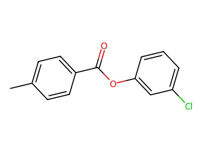 3-Chlorophenyl 4-methylbenzoate structure