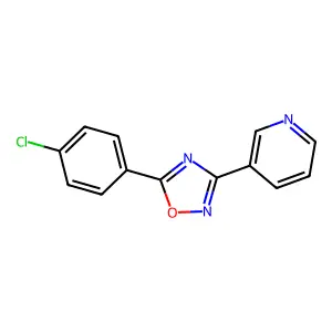 5-(4-Chlorophenyl)-3-pyridin-3-yl-1,2,4-oxadiazole structure