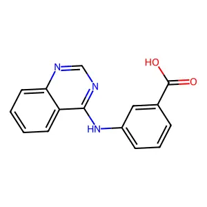 3-(Quinazolin-4-ylamino)benzoic acid structure