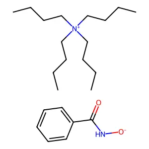 Tetrabutyl ammonium, benzohydroxamate structure