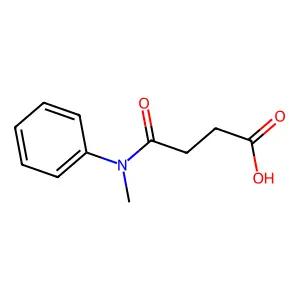 4-[Methyl(phenyl)amino]-4-oxobutanoic acid structure