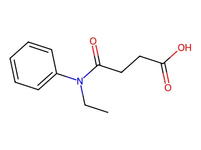 4-[Ethyl(phenyl)amino]-4-oxobutanoic acid structure