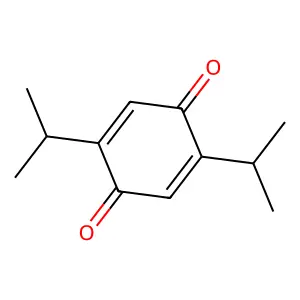 2,5-Cyclohexadiene-1,4-dione, 2,5-bis(1-methylethyl)- structure