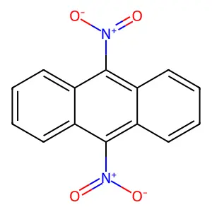 9,10-Dinitroanthracene structure