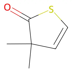 2(3H)-Thiophenone, 3,3-dimethyl- structure