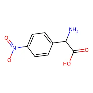 (R)-2-Amino-2-(4-nitrophenyl)acetic acid structure