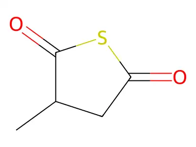 2,5-Thiophenedione, dihydro-3-methyl- structure