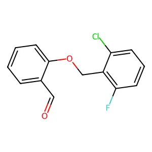 2-[(2-Chloro-6-fluorobenzyl)oxy]benzaldehyde structure
