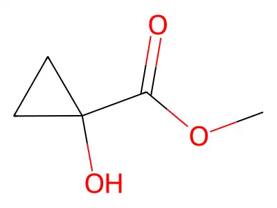 Methyl 1-hydroxy-1-cyclopropane carboxylate structure