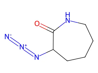 3-Azidoazepan-2-one structure