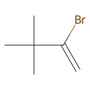 2-Bromo-3,3-dimethylbut-1-ene structure
