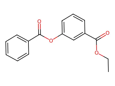 Ethyl 3-(benzoyloxy)benzoate structure