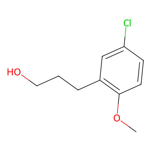 3-(5-Chloro-2-methoxyphenyl)propan-1-ol structure