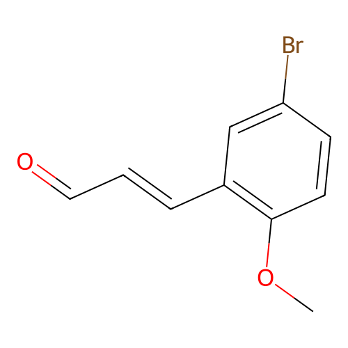 3-(5-Bromo-2-methoxyphenyl)prop-2-enal structure