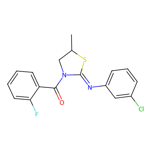 C17H14ClFN2OS structure