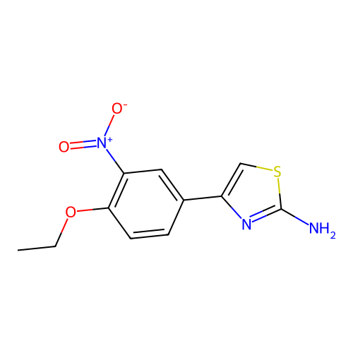 4-(4-Ethoxy-3-nitrophenyl)-1,3-thiazol-2-amine structure