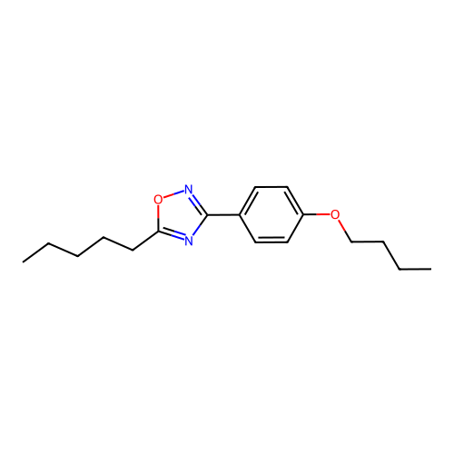 3-(4-Butoxyphenyl)-5-pentyl-1,2,4-oxadiazole structure