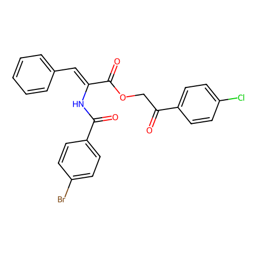 C24H17BrClNO4 structure