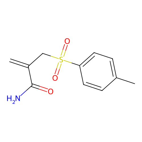 2-{[(4-Methylphenyl)sulfonyl]methyl}acrylamide structure