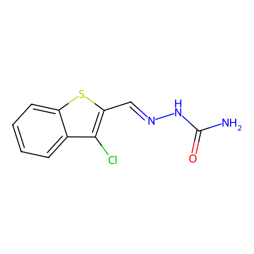 [(3-Chloro-1-benzothiophen-2-yl)methylideneamino]urea structure