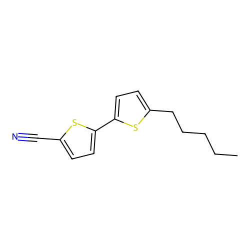 5-(5-Pentylthiophen-2-yl)thiophene-2-carbonitrile structure