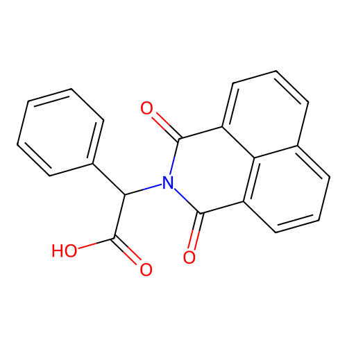 2-(1,3-Dioxobenzo[de]isoquinolin-2-yl)-2-phenylacetic acid structure
